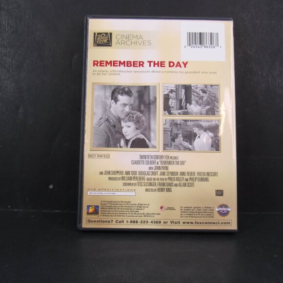 20th Century Fox Cinema Archives Remember The Day Claudette Colbert 2013 - Picture 6 of 6